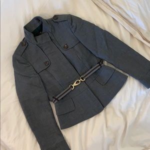 Wool Carolina Herrera Belted Blazer
